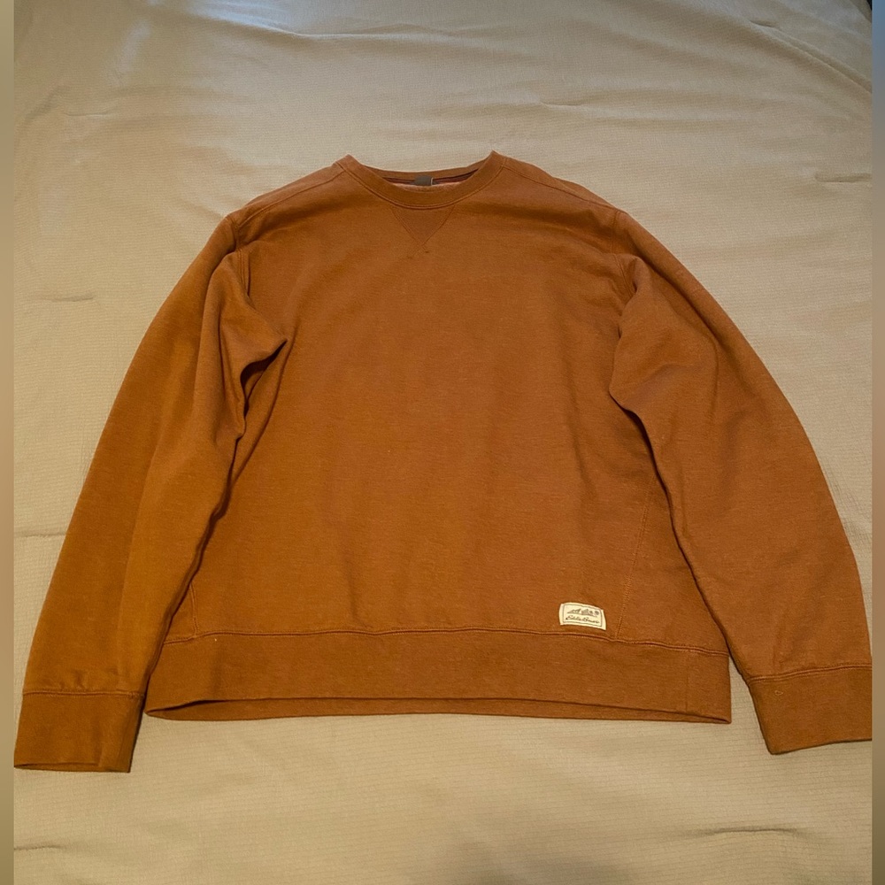 Light brown Eddie Bauer Crewneck, Men’s Large